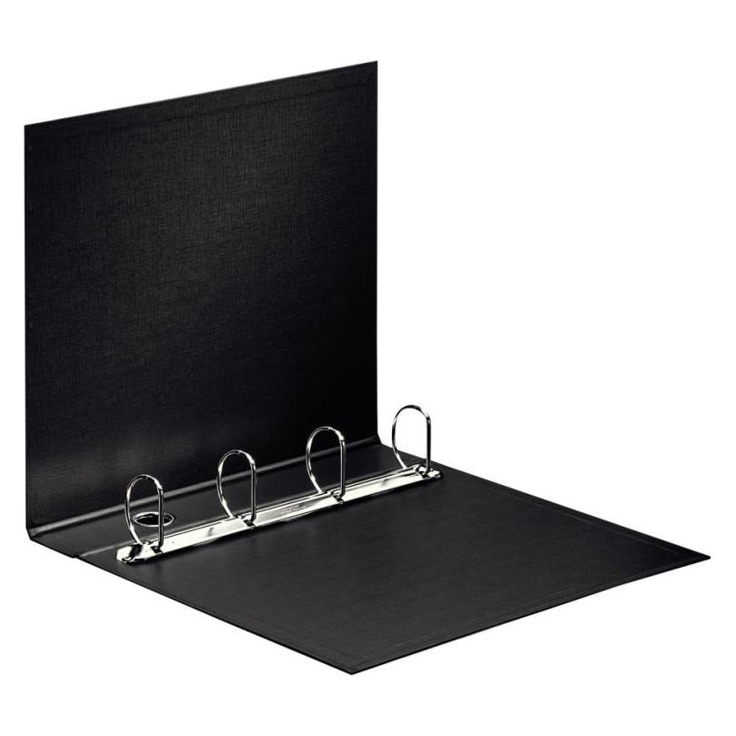 Leitz Esselte Ringbuch, DIN A4, schwarz, 4 D-Ring-Mechanik Rückenbreite: 58 mm, Ringdurchmesser: 40 mm, Fa (A4, 58 mm) (82407)