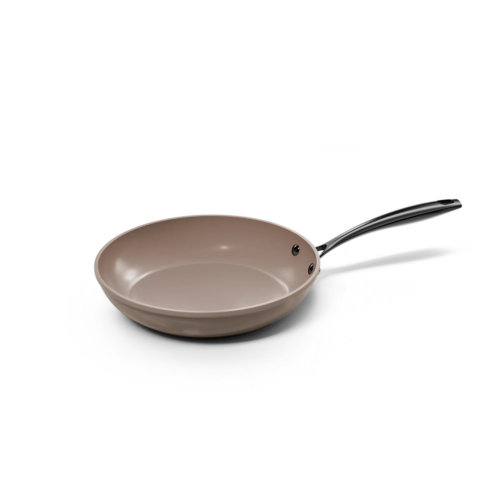 Cook & Pan Taupe of Mind Koekenpan 24 cm - Keramische PFAS-vrije Anti-aanbaklaag - Taupe