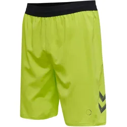 hummel LEAD Pro Trainingshose kurz lime punch S