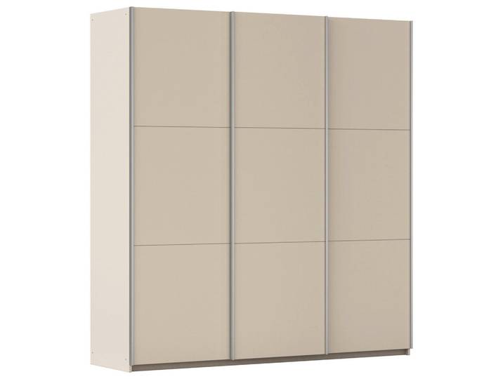 Rauch Möbel Schwebetürenschrank, Champagner, 3 Fächer, 196x210x59 cm, in verschiedenen Größen erhältlich, Schlafzimmer, Kleiderschränke, Schwebetürenschränke