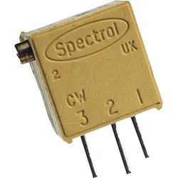 64Z-10 - Präzisionspotentiometer, 25 Gänge, stehend, 10 Ohm