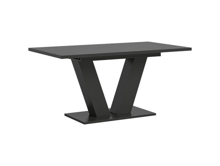Mid.you Esstisch, Grau, rechteckig, Bodenplatte, 90x75x150-190 cm, FSC Mix, ausziehbar, Esszimmer, Tische, Esstische, Esstische ausziehbar