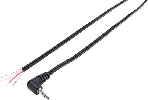 TRU COMPONENTS 93038c443 Klinken-Steckverbinder 3.5mm Klinkenstecker 3.5mm - offene Kabelenden Stereo 1St.