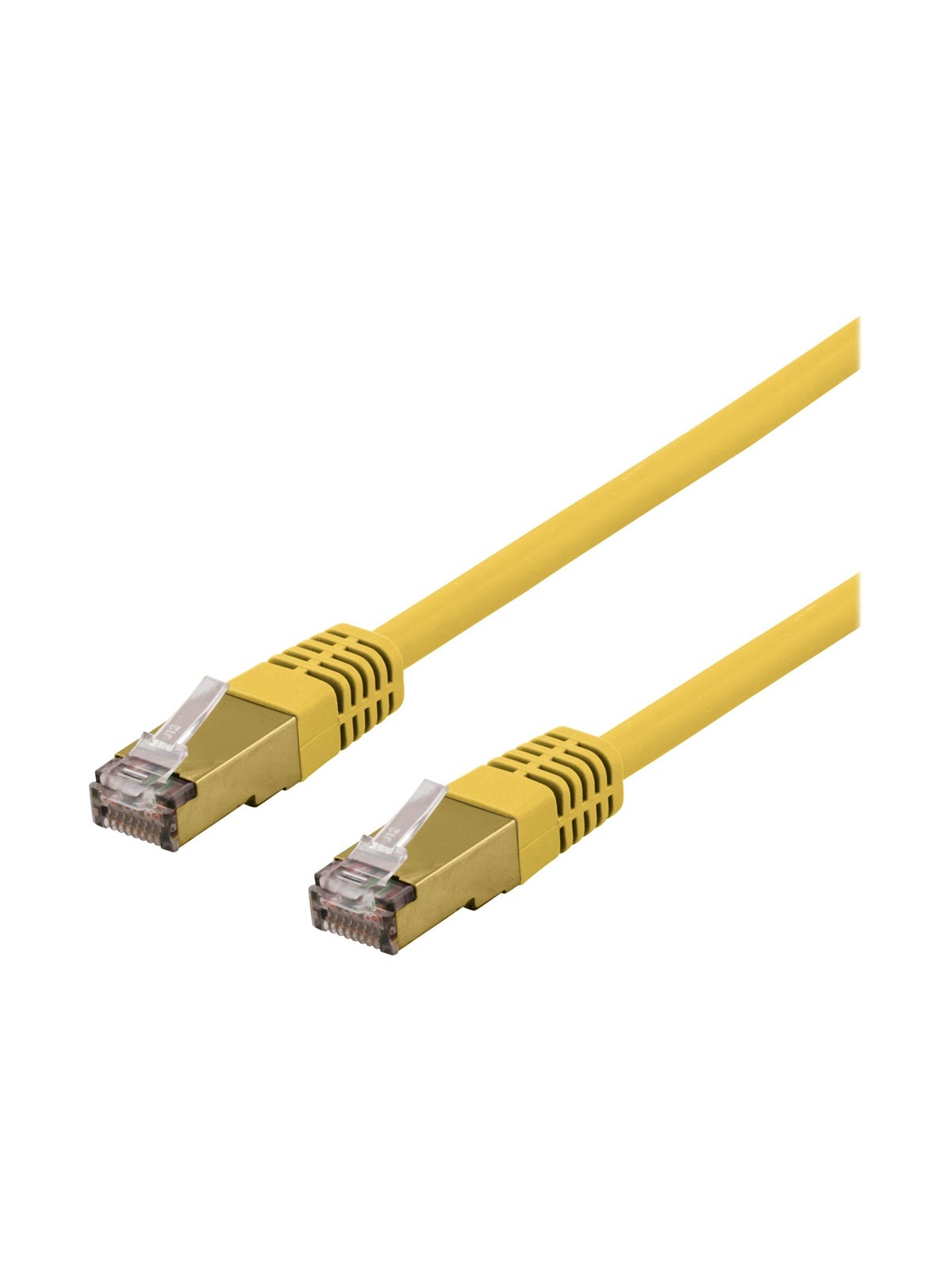 Deltaco SFTP-61GLAH - patch cable - 1 m - yellow - Gelb - 1m