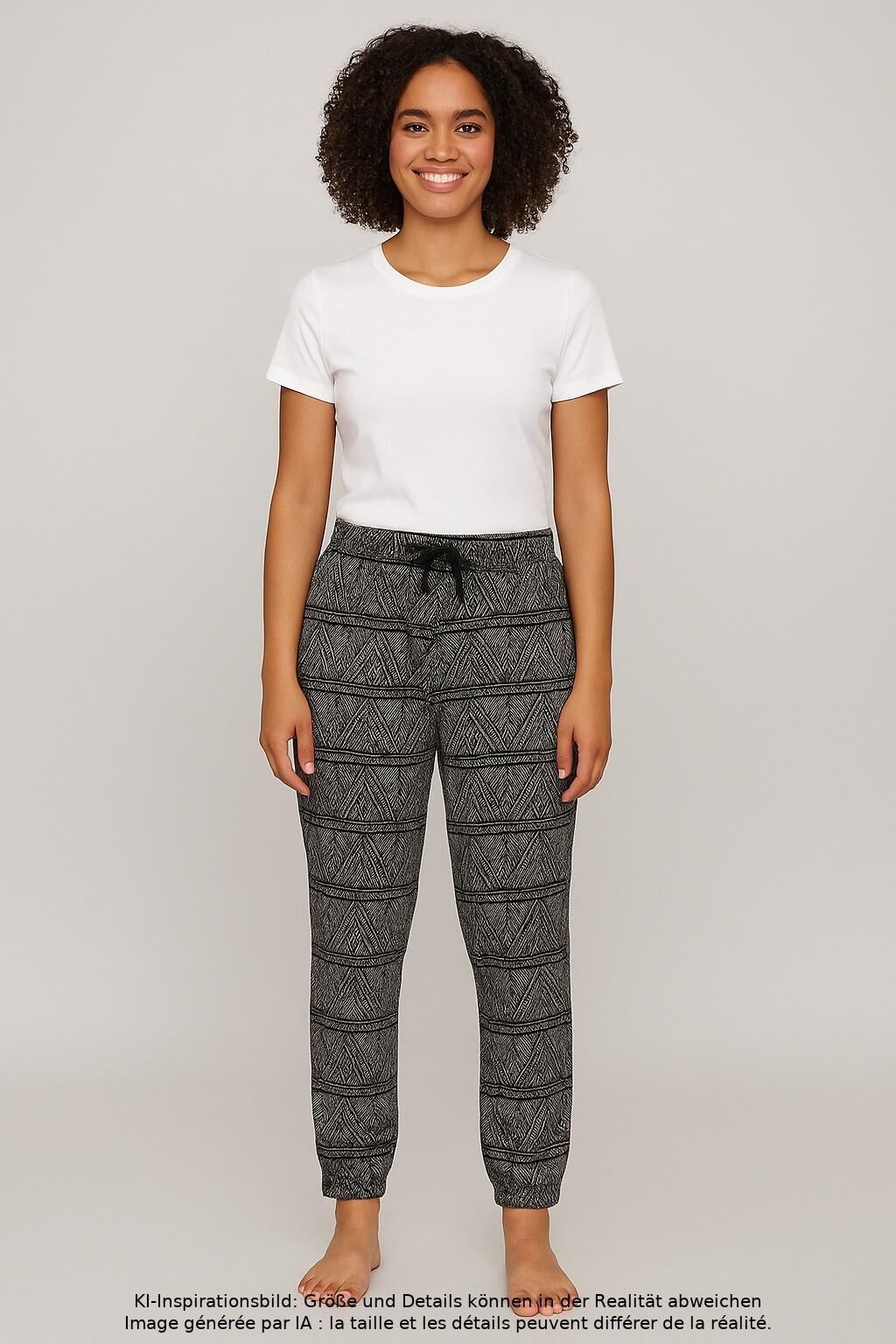 O Neill Damen Stoffhose, Grau, Gr. S, Viskose - Second Hand