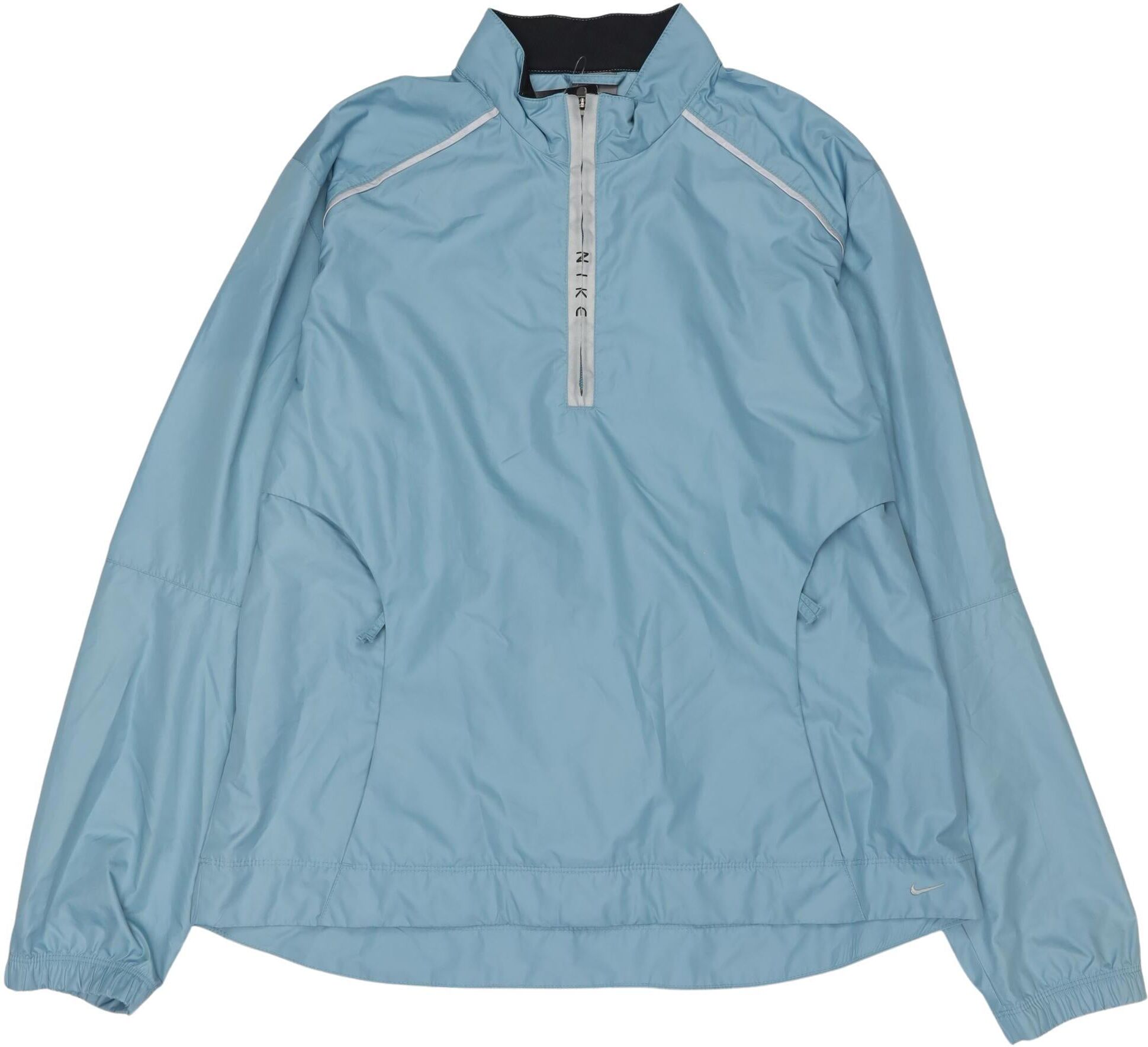 Nike Mädchen Jacke oder Mantel, Hellblau, Gr. L, Synthetik - Second Hand