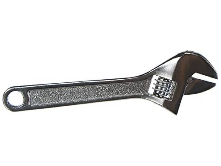 Brüder Mannesmann rolvorksleutel, verchroomd gepolijst, 1 stuk 4 inch