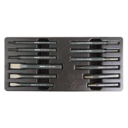 Pro-Line 58722 Case no. 22 - a set of dies, chisels and central dies, 12 pcs. (58722)