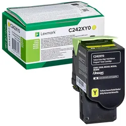 Lexmark C242XY0 - toner, yellow (gelb)