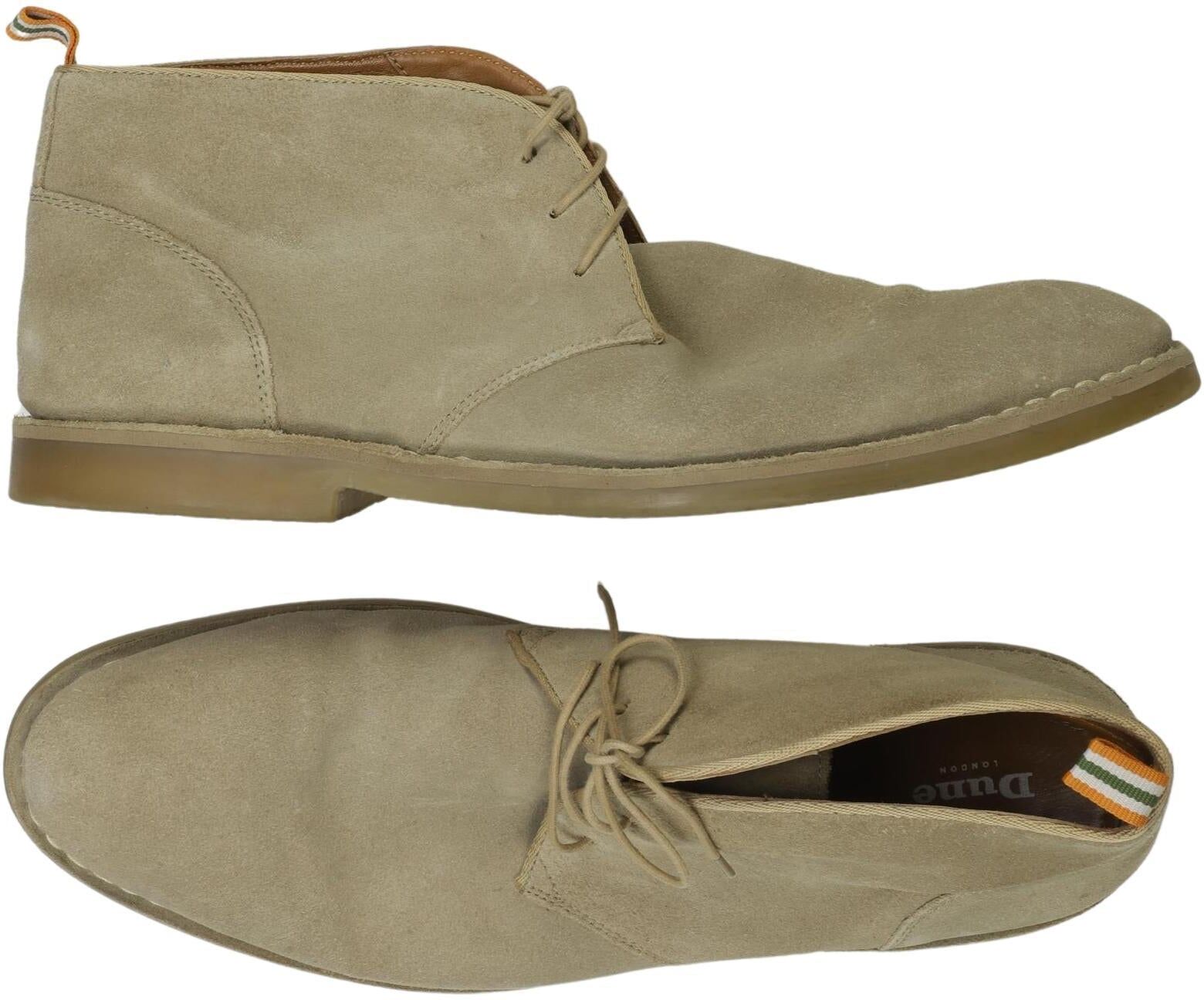 Dune London Herren Stiefel, Beige, Gr. EU 46, Leder - Second Hand