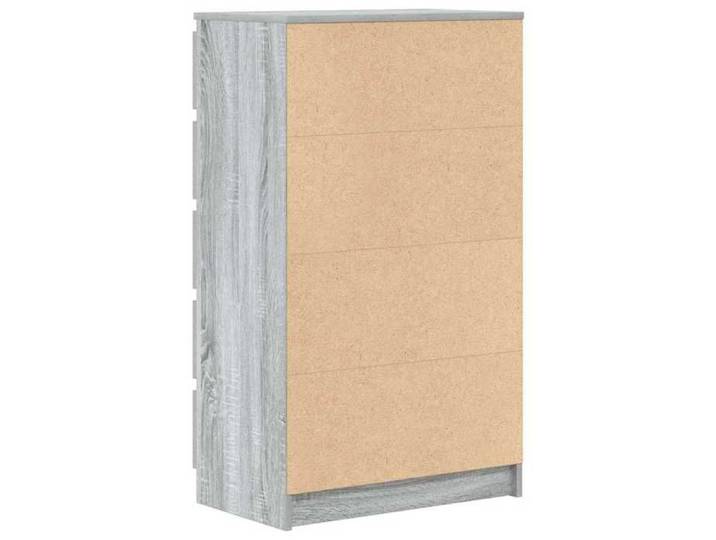Moderne Armoire rangement Commode Sonoma gris 60x36x103 cm - bois d'ingénierie LL102