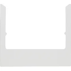 Berker Rahmen eckig aluminium 13192284