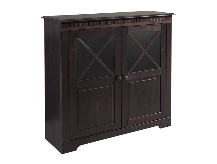 Kommode OTTO HOME Lisa , braun (dunkelbraun), B:105cm H:95cm T:35cm, Sideboards, Kommode, Breite 105 cm, Höhe 95 cm