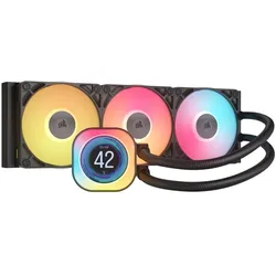 Corsair iCUE LINK TITAN 360 RX LCD Prozessor All-in-One-Flüssigkeitskühler 12 cm Schwarz 1 Stück(e)