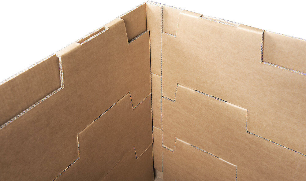 Bodenteil für Aufsatzrahmen, aus Wellpappe, für Paletten 1200 x 800 mm, ab 2 Stk ratioform