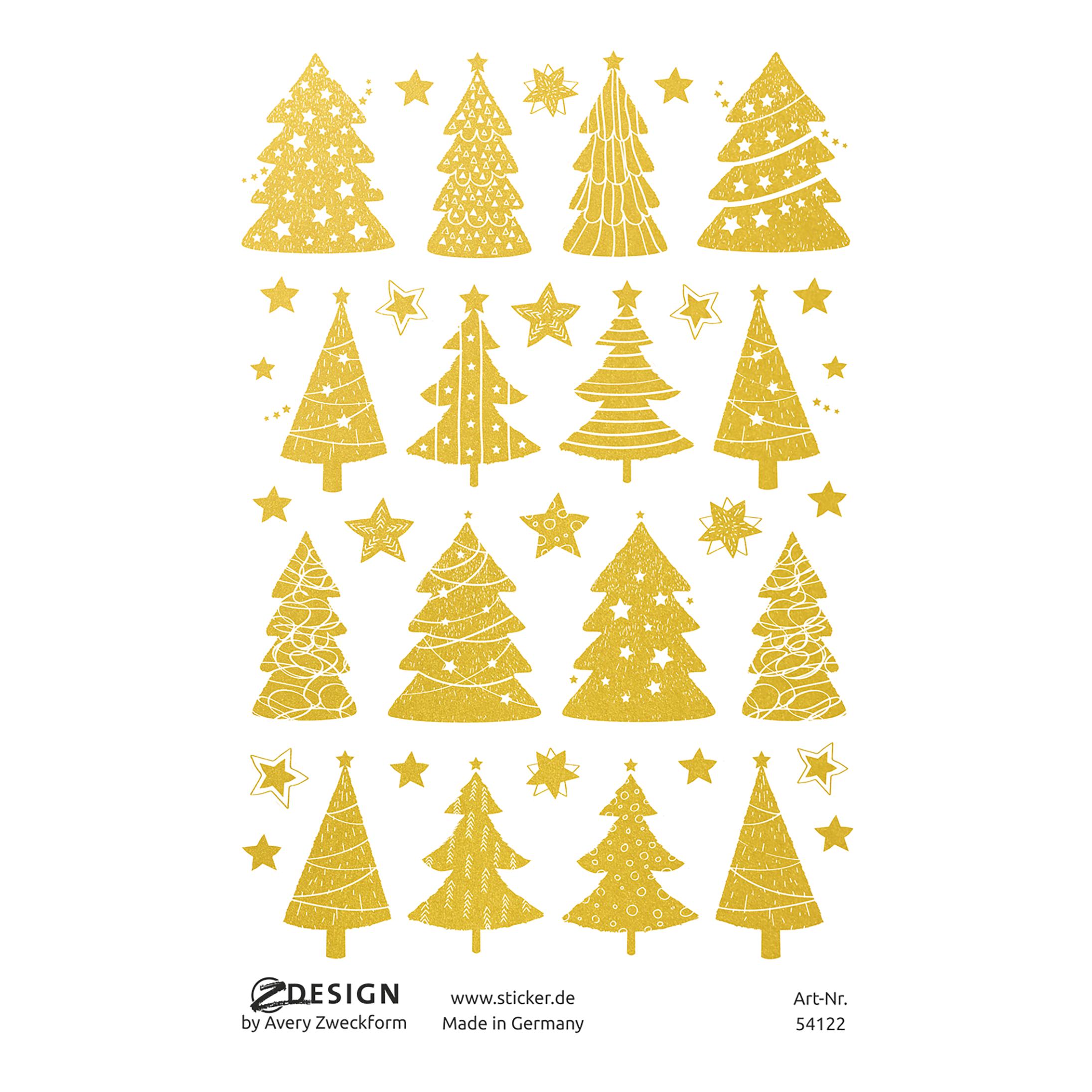 Z-Design Weihnachtssticker (38 Sticker) (54122)