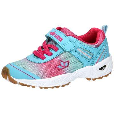 Hallenschuh LICO "Sportschuh Barney VS", Mädchen, Gr. 29, blau, Synthetik, Schuhe Hallenschuh