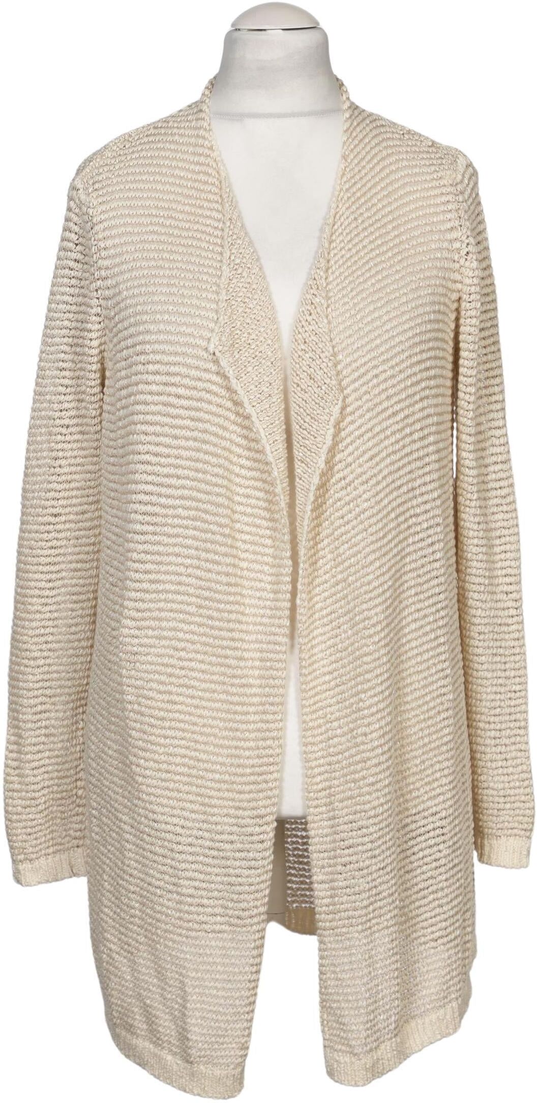 Cartoon Damen Strickjacke, Cremeweiß, Gr. M, Synthetik / Baumwolle - Second Hand