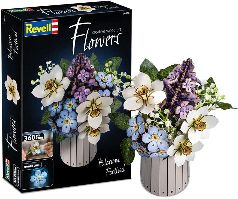Creative Wood Art Flowers : Blossom Festival 360 pcs - Revell