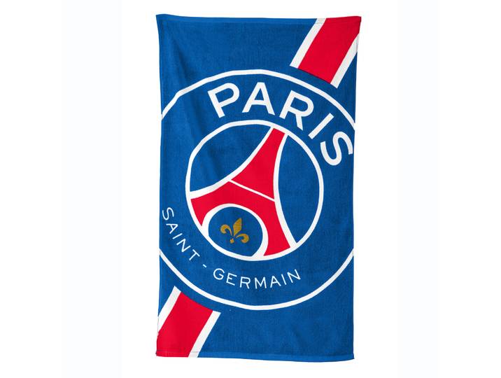 Drap de bain enfant PSG®, éponge et velours coton - 320g/m2 - Blancheporte