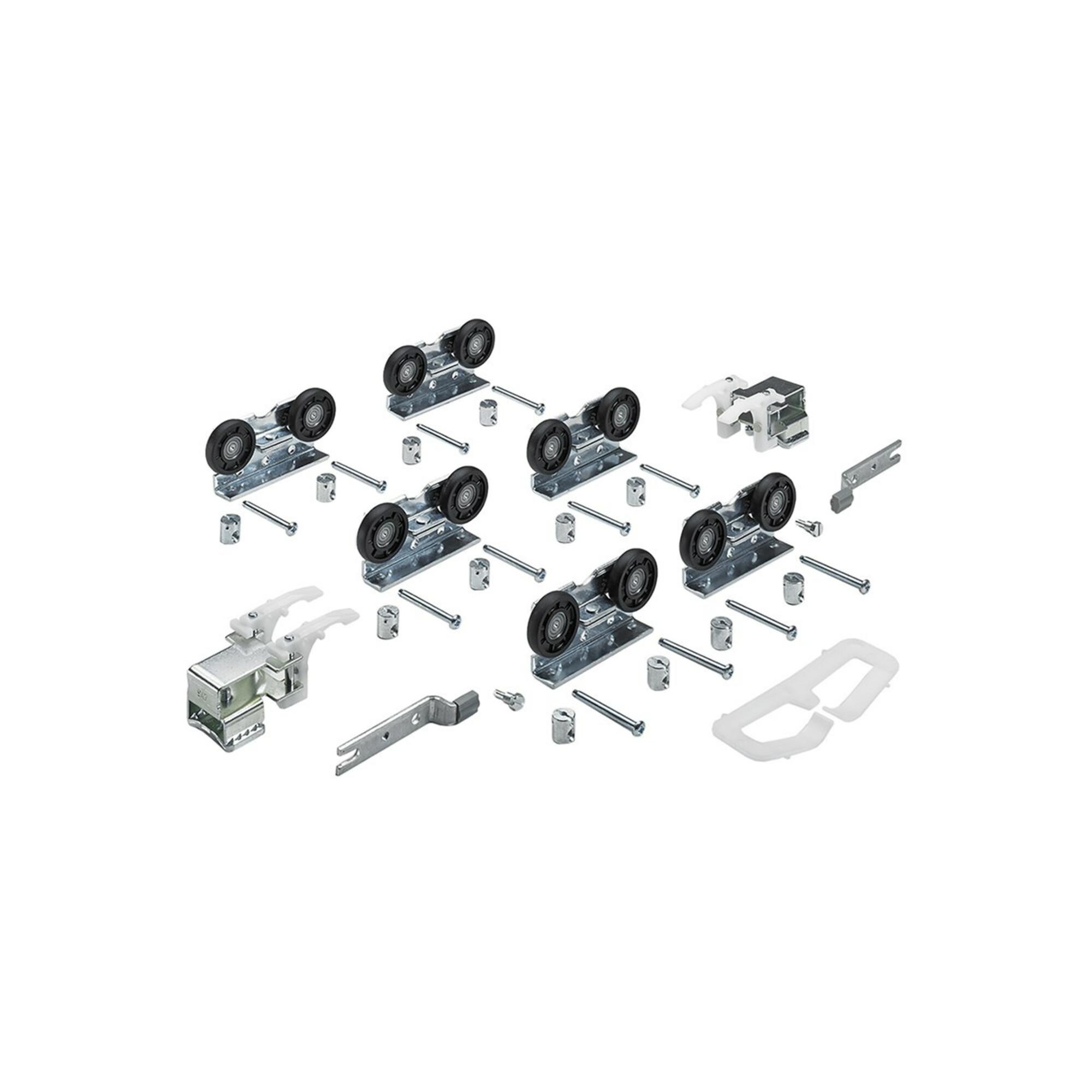 Hettich Schiebetürbeschlag Top Line 1 3-türig Komplett-Set 75kg DIN L/R (45079)
