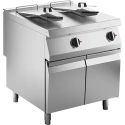 KBS Elektro-Fritteuse 2 Becken je 22 L Standgerät 36kW