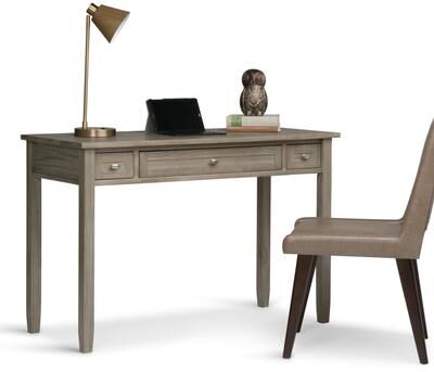 WYNDENHALL Norfolk Solid Wood Transitional Writing Office Desk