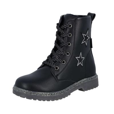 Stiefel LICO "Trendstiefel Sarina Hip", Mädchen, Gr. 28, schwarz, Synthetik, Schuhe Stiefel