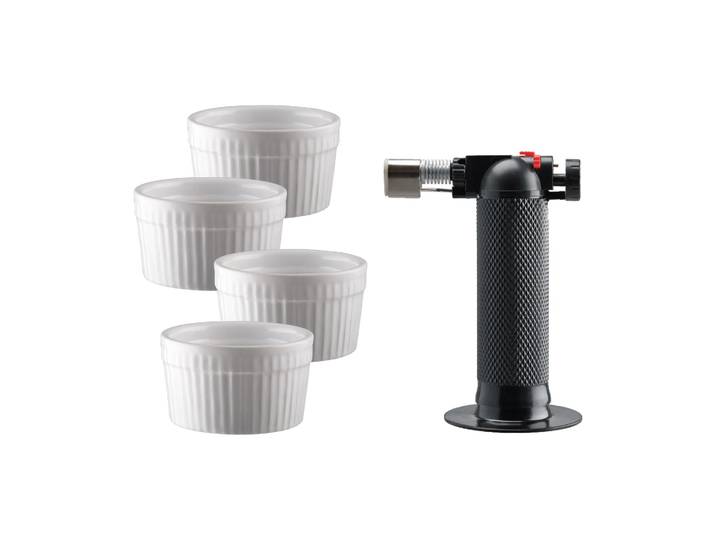 Dorre Set de brûlée au chalumeau Céramique, 5 pièces