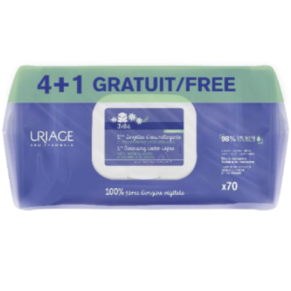 Uriage Baby 1ère Eau Extra Gentle Cleasing Wipes 1&nbsp;un.