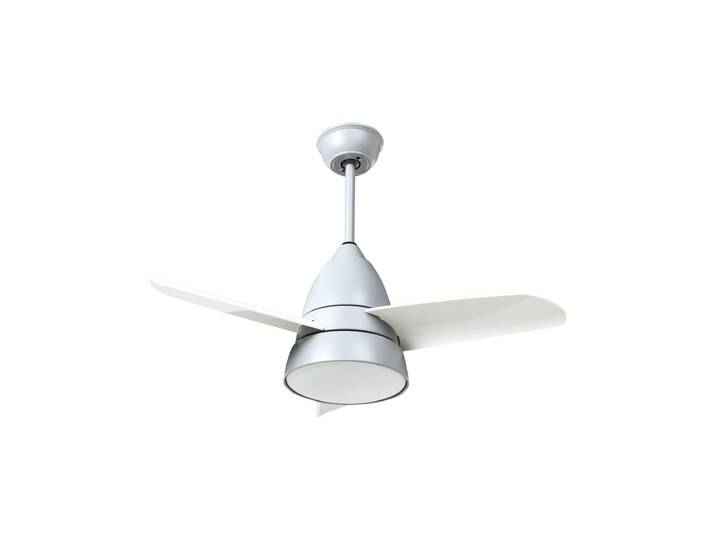 Ventilateur de plafond en matériaux synthétiques gris
