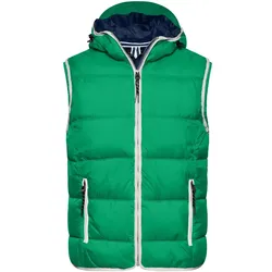 Maritime Weste "JN1076" - XXL - irish-green/white