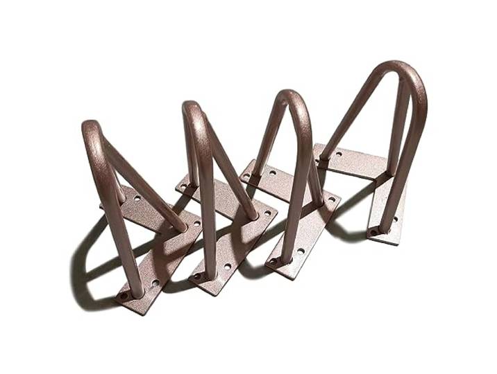 XDgfjrCGKJ Moderne roségoldene Haarnadel-Tischbeine, 3-Stab-Metall(40cm)