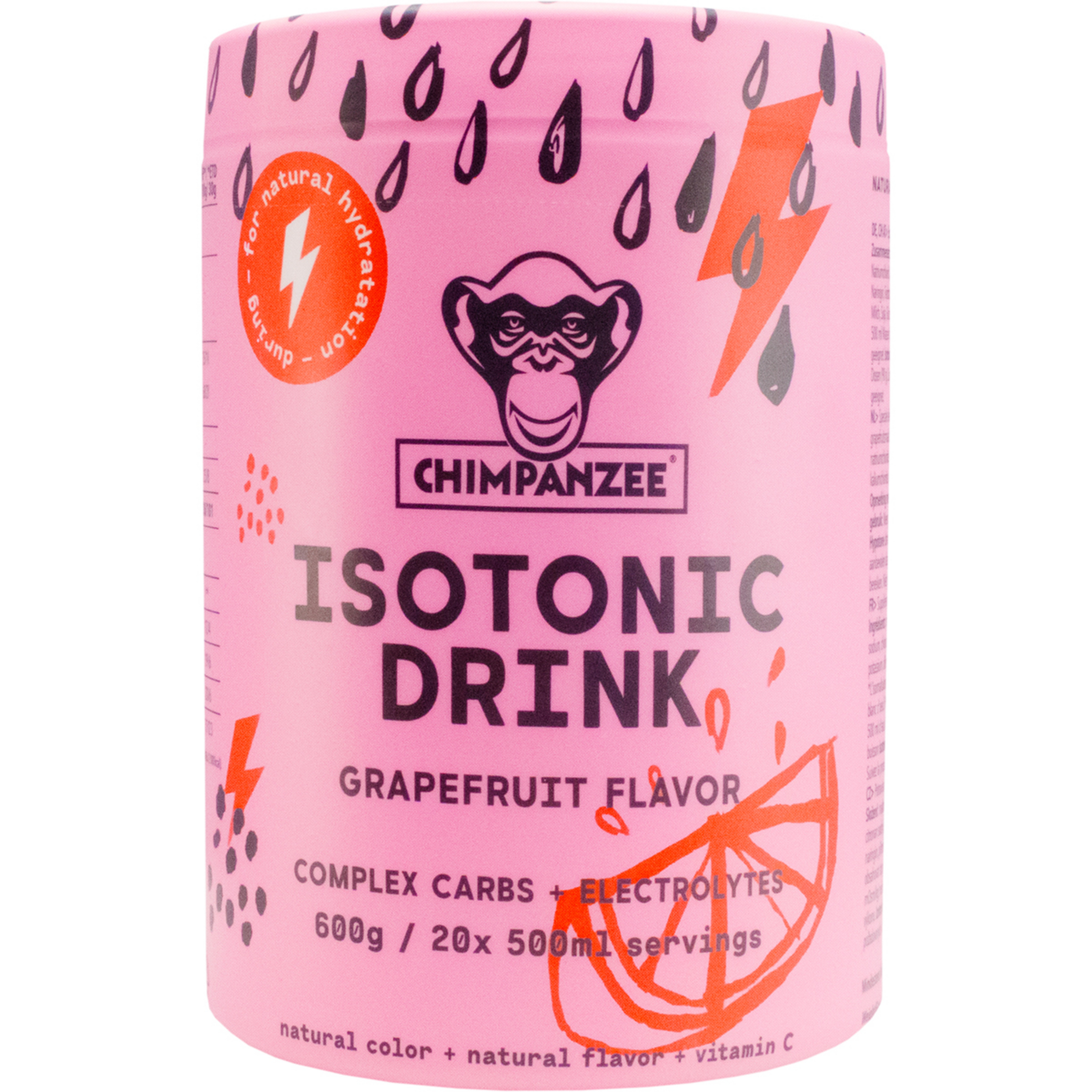 Chimpanzee Energy Drink Getränkepulver rosa Größe 600g