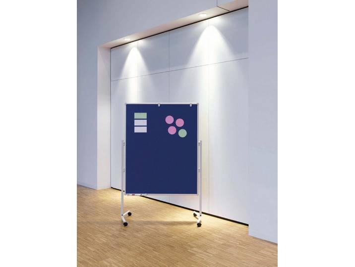MAUL Standtafel Moderationstafel professionell 150x120 cm Textil/Textil blau