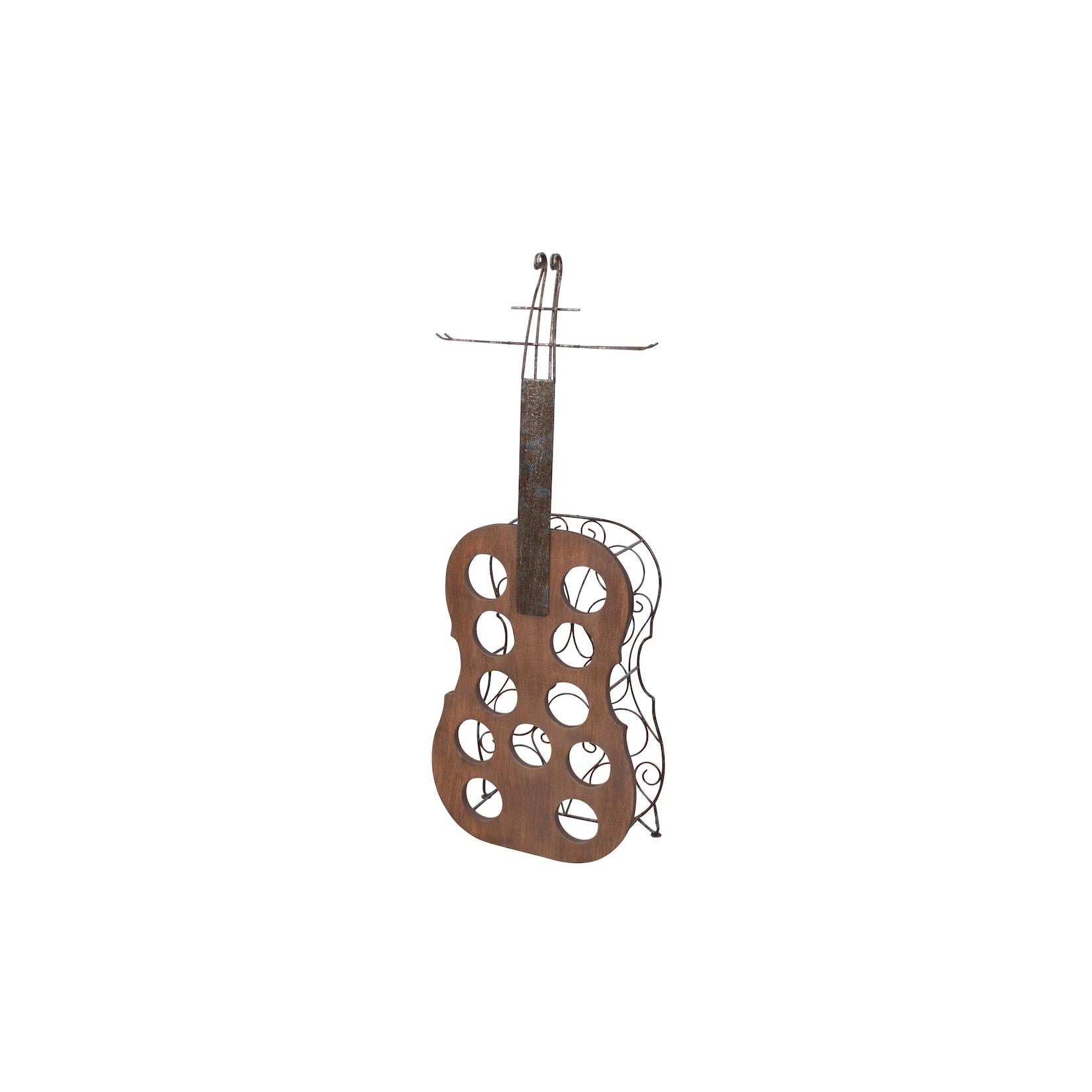 möbel direkt online Stand-Flaschenregal Musikinstrument braun