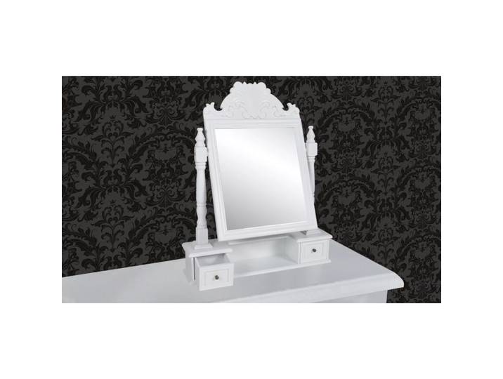vidaXL Coiffeuse avec miroir Rectangulaire Pivotant MDF