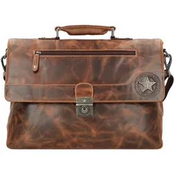 Billy the Kid Ranger A4 Aktentasche Leder 40 cm (16.54"), Notebooktasche, Braun