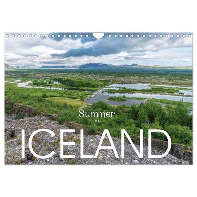 Summer in Iceland (Wall Calendar 2027 DIN A4 landscape), CALVENDO 12 Month Wall Calendar