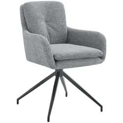 CLP Esszimmerstuhl Pickett Stoff   Farbe: grau