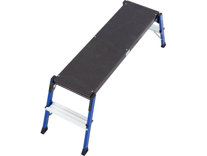 Arbeitsgerüst KRAUSE StepTop , blau, B:40cm H:45cm L:140cm, Aluminium, Gerüste, Arbeitsgerüst