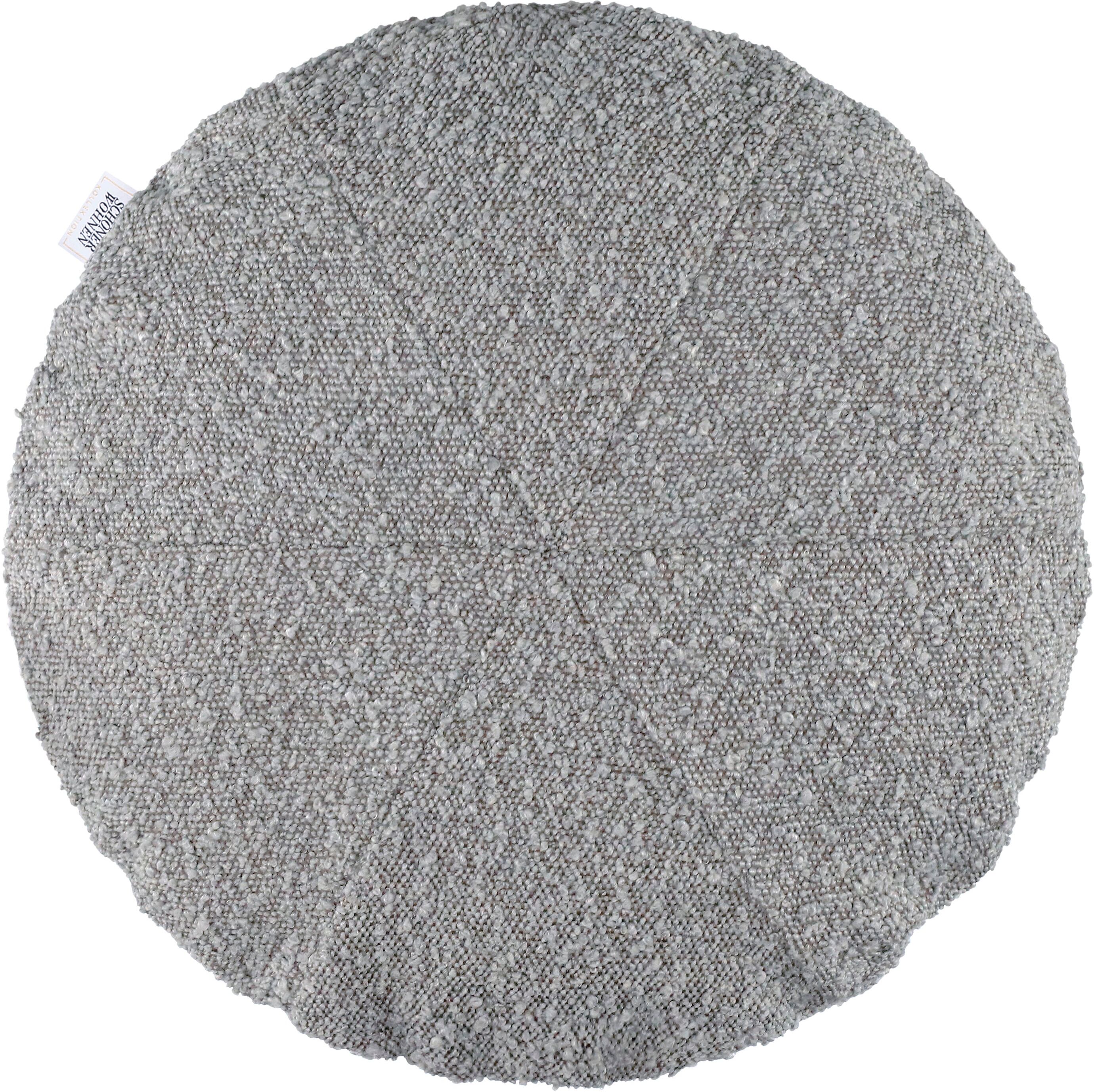 Dekokissen "Bay" Gr. 1, grau (anthrazit, dunkelgrau, hellgrau, unifarben), B:45cm H:0,5cm L:45cm, Polyester, SCHÖNER WOHNEN-KOLLEKTION, Dekokissen_Sitzkissen_Kissenhüllen, Dekokissen anthrazit, dunkelgrau, hellgrau, unifarben B/L: 45cm x 45cm, 1 Stk.