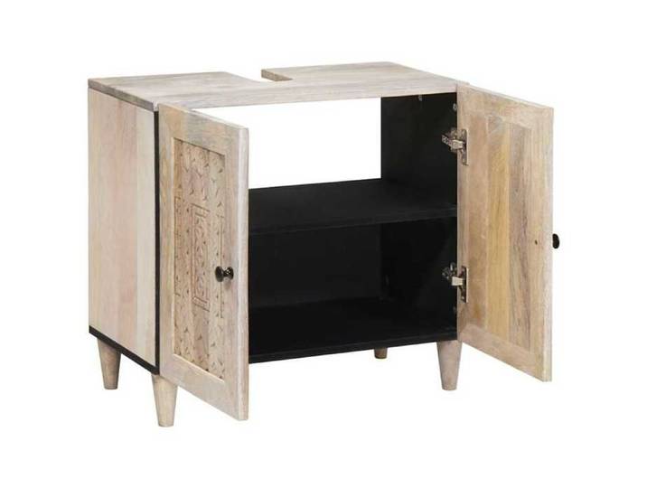 HSF® Colonne WC/Cabinet de salle de bain - Meuble rangement pour bain/ARMOIRE WC - Montage mural Blanc 62x33x58 cm mcv82377