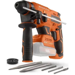 Powerplus, Bohrmaschine + Akkuschrauber, Dual Power Bohrhammer bürstenlos 20V - exkl. Akku und Ladegerät - 5 Acc. (Bohrhammer)