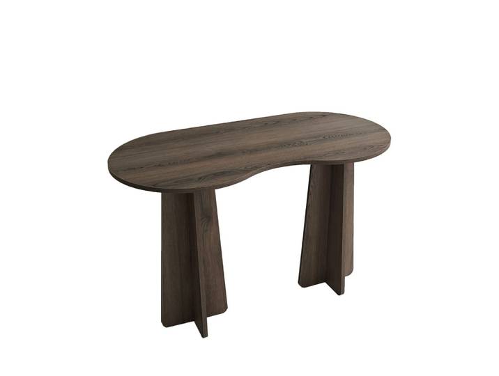 Bureau en bois l120cm - bois foncé