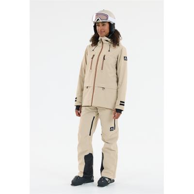 Skijacke WHISTLER "Takoda", Damen, Gr. 42, beige, 100% Polyester, unifarben, normal, ohne Ausschnitt, Jacken Skijacke, mit einer wasserabweisenden Beschichtung