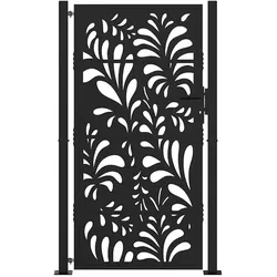 vidaXL, Gartenzaun, Qutarica (Wellendesign)