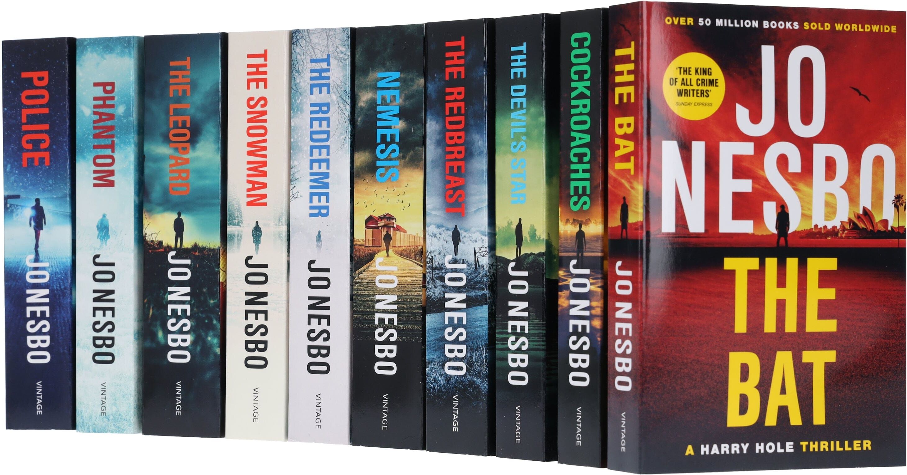 Harry Hole Series (Book 1-10) By Jo Nesbo: 10 Books Collection Set - Fiction - Paperback Penguin
