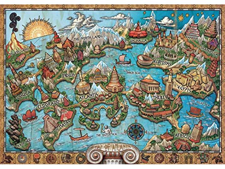 Ravensburger puzzel Geheimzinnig Atlantis - Legpuzzel - 1000 stukjes