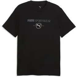 PUMA Class Graphic T-Shirt Herren 01 - PUMA black M